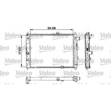 883853 VALEO Радиатор, охлаждение двигателя