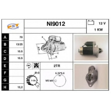 NI9012 SNRA Стартер