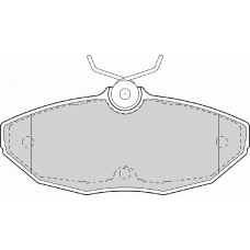 FD6985A NECTO Комплект тормозных колодок, дисковый тормоз