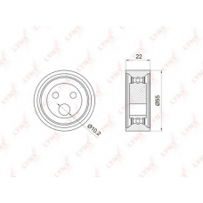 PB1052 LYNX Ролик натяжной / грм