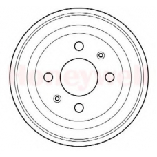 329002B BENDIX Тормозной барабан