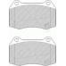 FDS1561 FERODO Комплект тормозных колодок, дисковый тормоз