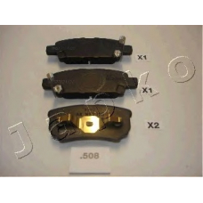 51508 JAPKO Комплект тормозных колодок, дисковый тормоз