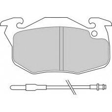 DBP340719 DURON Комплект тормозных колодок, дисковый тормоз