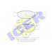140927 ICER Комплект тормозных колодок, дисковый тормоз