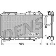 DRM40010 DENSO Радиатор, охлаждение двигателя