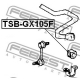 TSB-GX105F<br />FEBEST<br />Опора, стабилизатор