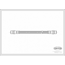 19027751 CORTECO Тормозной шланг