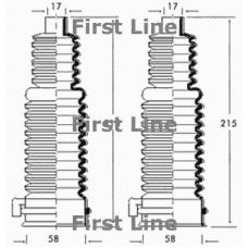 FSG3195 FIRST LINE Пыльник, рулевое управление