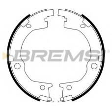 GF0803 BREMSI Комплект тормозных колодок, стояночная тормозная с