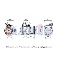 851955N AKS DASIS Компрессор, кондиционер