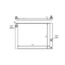 53729 NRF Радиатор, охлаждение двигателя