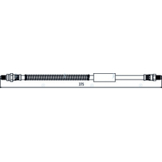 HOS3931 APEC Тормозной шланг