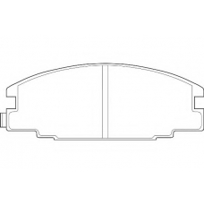 WBP21467A WAGNER LOCKHEED Комплект тормозных колодок, дисковый тормоз