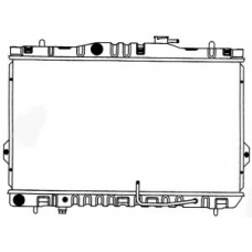 1220-0110 SAKURA  Automotive Радиатор, охлаждение двигателя