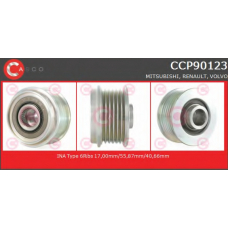 CCP90123 CASCO Ременный шкив, генератор
