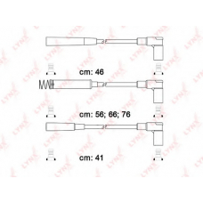 SPC5943 LYNX Комплект проводов зажигания