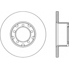 BDA1299.10 OPEN PARTS Тормозной диск