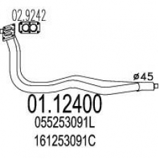 01.12400 MTS Труба выхлопного газа
