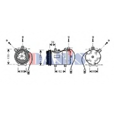851091N AKS DASIS Компрессор, кондиционер