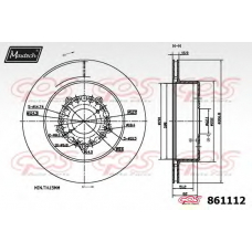 861112.6060 MAXTECH Тормозной диск