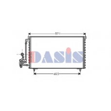 162040N AKS DASIS Конденсатор, кондиционер