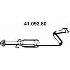 41.092.80 EBERSPACHER Средний глушитель выхлопных газов