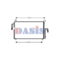 092140N AKS DASIS Конденсатор, кондиционер