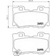 8DB 355 014-851 HELLA Комплект тормозных колодок, дисковый тормоз