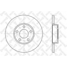 6020-4742-SX STELLOX Тормозной диск