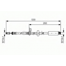 1 987 481 395 BOSCH Тормозной шланг