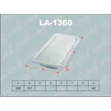LA-1360 LYNX Воздушный фильтр
