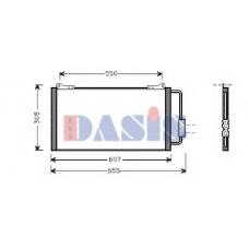 372006N AKS DASIS Конденсатор, кондиционер