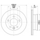 8DD 355 118-051 HELLA PAGID Тормозной диск