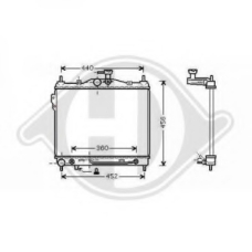 8680507 DIEDERICHS Радиатор, охлаждение двигателя