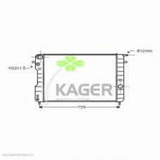 31-2785 KAGER Радиатор, охлаждение двигателя