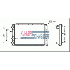 1716001 KUHLER SCHNEIDER Радиатор, охлаждение двигател