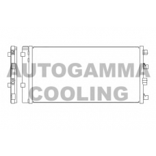 105538 AUTOGAMMA Конденсатор, кондиционер