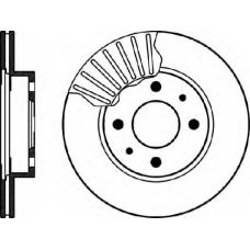 MDC1042 MINTEX Тормозной диск
