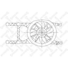 29-99012-SX STELLOX Вентилятор, охлаждение двигателя