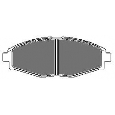 6486 MAPCO Комплект тормозных колодок, дисковый тормоз
