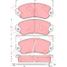 GDB282 TRW Комплект тормозных колодок, дисковый тормоз