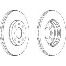 DDF1520-1 FERODO Тормозной диск