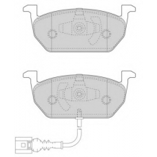 FD7602A NECTO Комплект тормозных колодок, дисковый тормоз