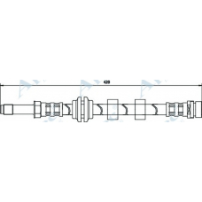 HOS3277 APEC Тормозной шланг