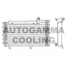 102598 AUTOGAMMA Конденсатор, кондиционер