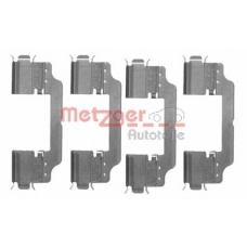 109-1716 METZGER Комплектующие, колодки дискового тормоза