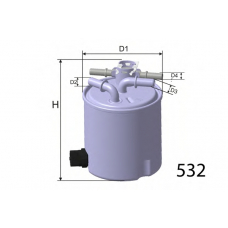 M615 MISFAT Топливный фильтр