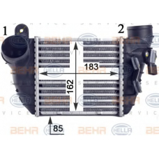 8ML 376 760-701 HELLA Интеркулер