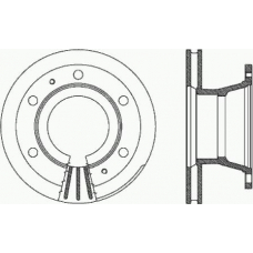 DSX1023.20 ROADHOUSE Тормозной диск